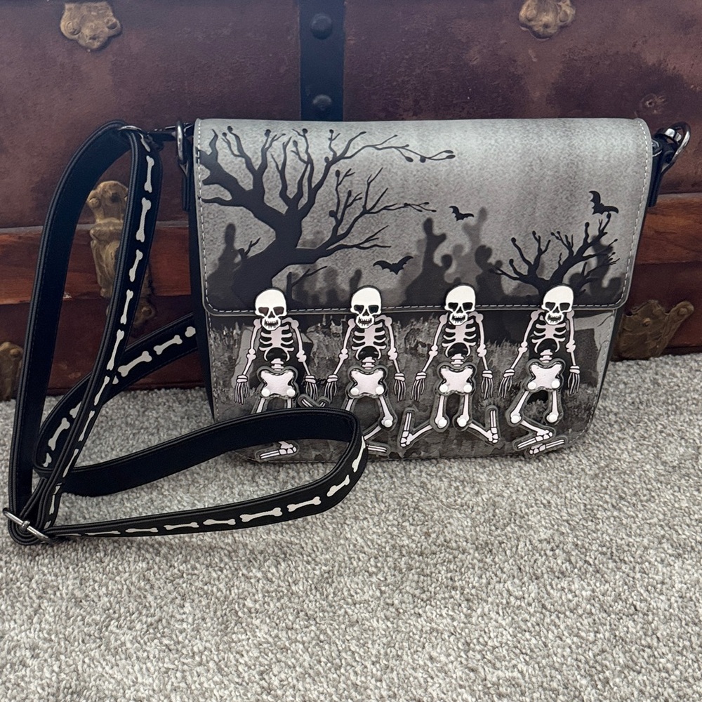 Skeleton Dance Crossbody Bag - Picture 4 of 5